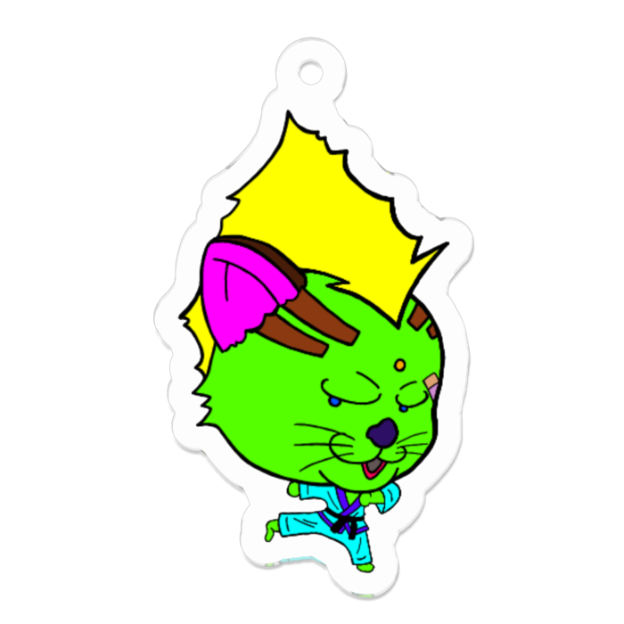 アクリルキーホルダー（コーティング） - 50 x 50 (mm)