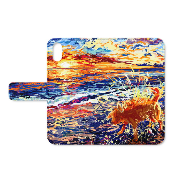 手帳型iPhoneケース - iPhone XS / X - ストラップ穴 なし