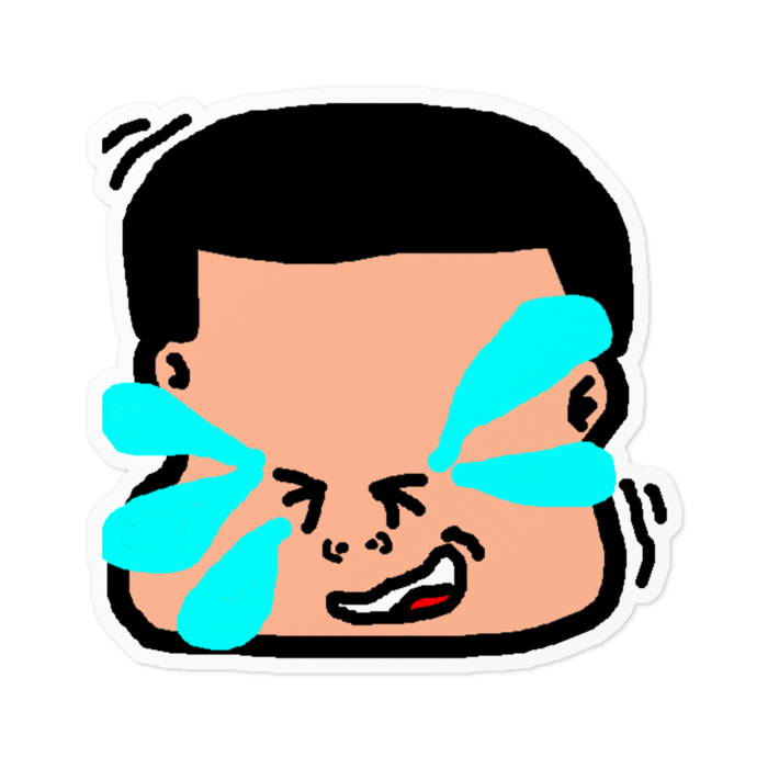 ステッカー - 100 x 100 (mm)