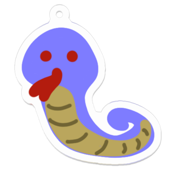 アクリルキーホルダー - 50 x 50 (mm)