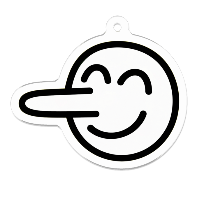 アクリルキーホルダー - 50 x 50 (mm)