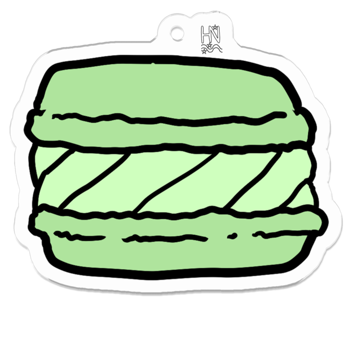 アクリルキーホルダー（コーティング） - 50 x 50 (mm)