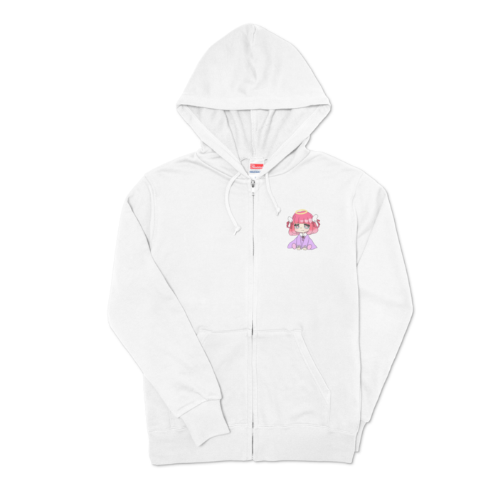 ジップパーカー - S - 左胸(1)