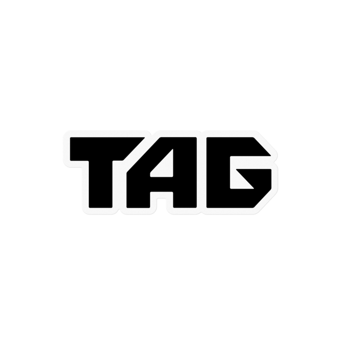 ステッカー - ブラック(クリア背景)