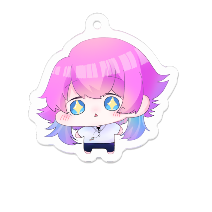 アクリルキーホルダー - 50 x 50 (mm)