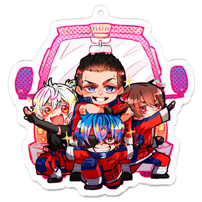 アクリルキーホルダー - 70 x 70 (mm)