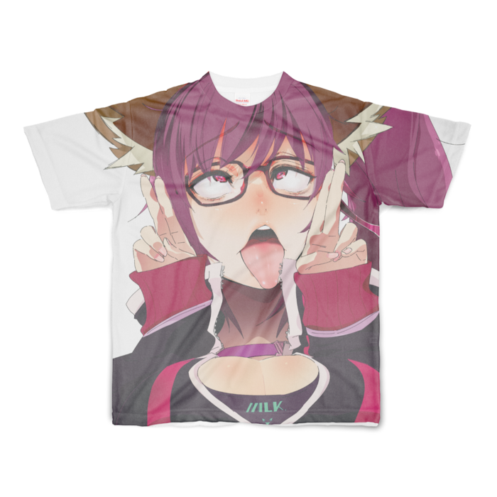 Kawaii!彩子Tシャツ - S - 両面印刷
