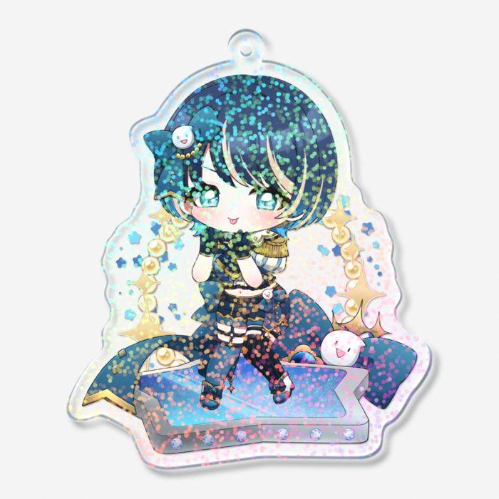 ホログラムアクリルキーホルダー - 70 × 70mm