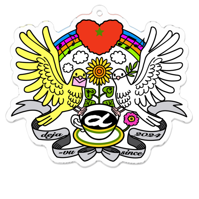 アクリルキーホルダー - 70 x 70 (mm)