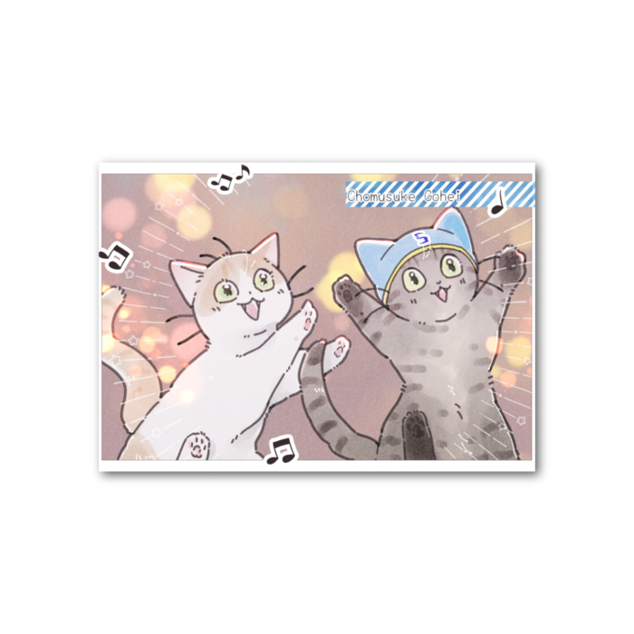 フォト風カード - 横 - 両面