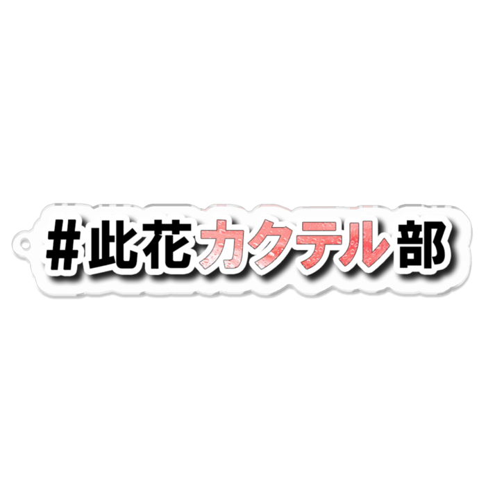 アクリルキーホルダー - 100 x 100 (mm)