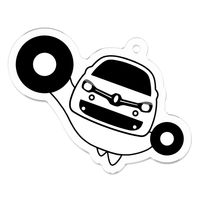 アクリルキーホルダー - 50 x 50 (mm)