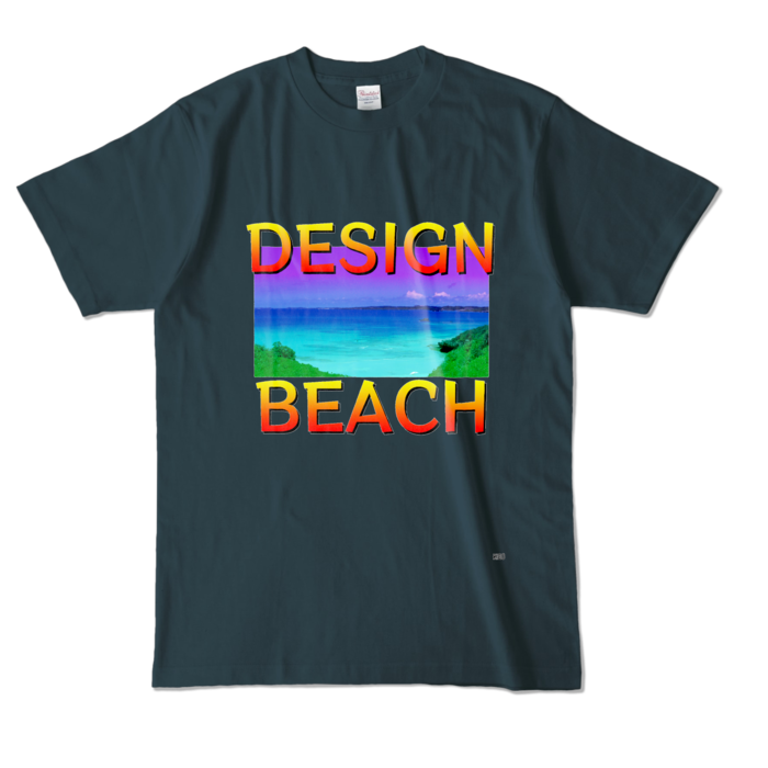 カラーTシャツ - L - デニム (濃色)