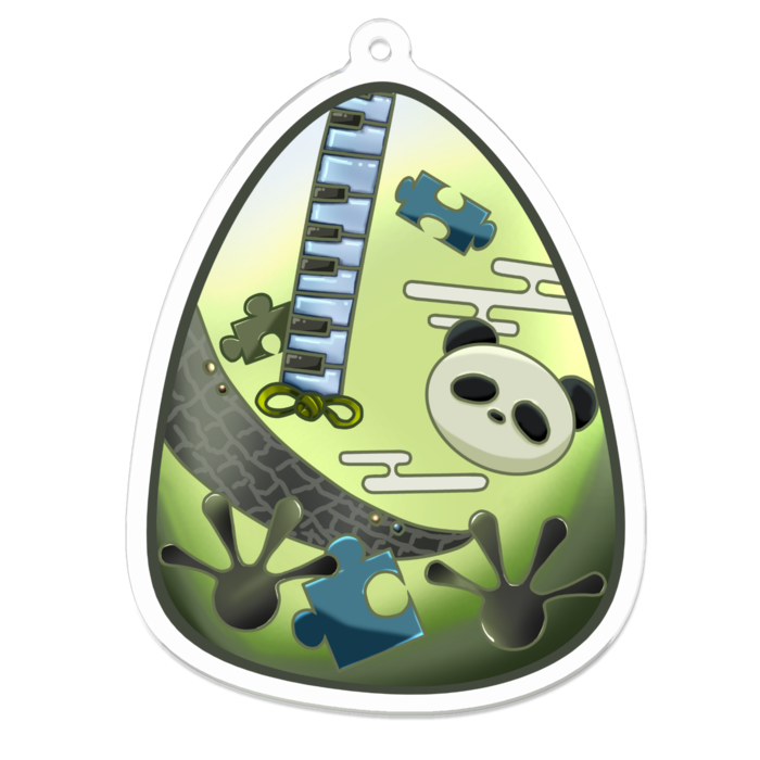 アクリルキーホルダー - 70 x 70 (mm)