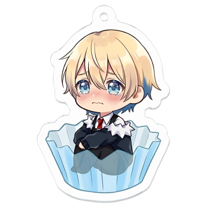 泣き顔カップあり50 x 50 