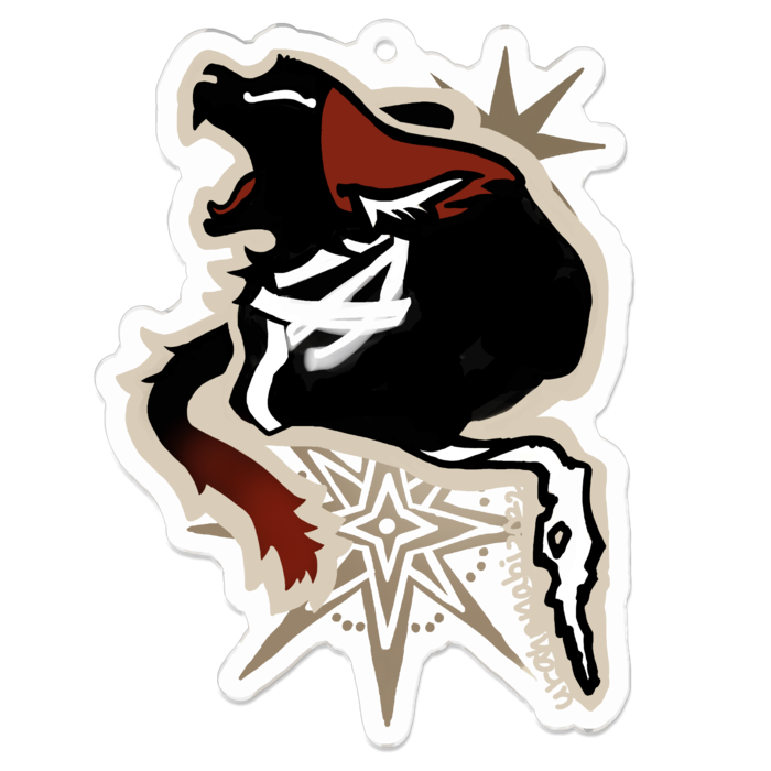 アクリルキーホルダー - 70 x 70 (mm)