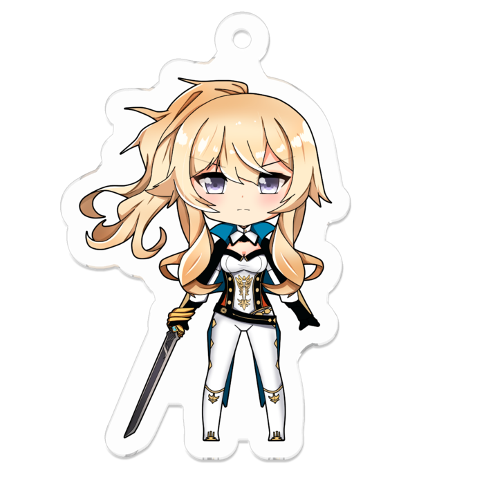 アクリルキーホルダー - 50 x 50 (mm)