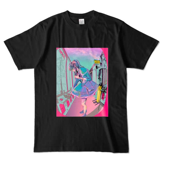 カラーTシャツ - L - ブラック (濃色)