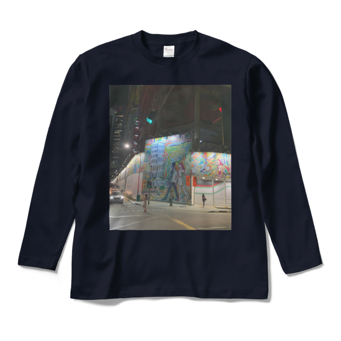 ロングスリーブTシャツ - M - ネイビー