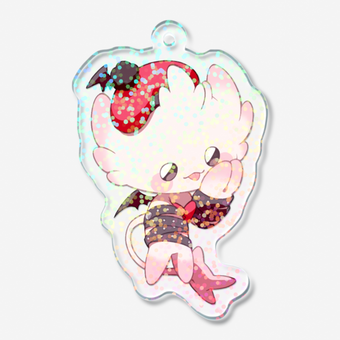 ホログラムアクリルキーホルダー - 50 × 50mm