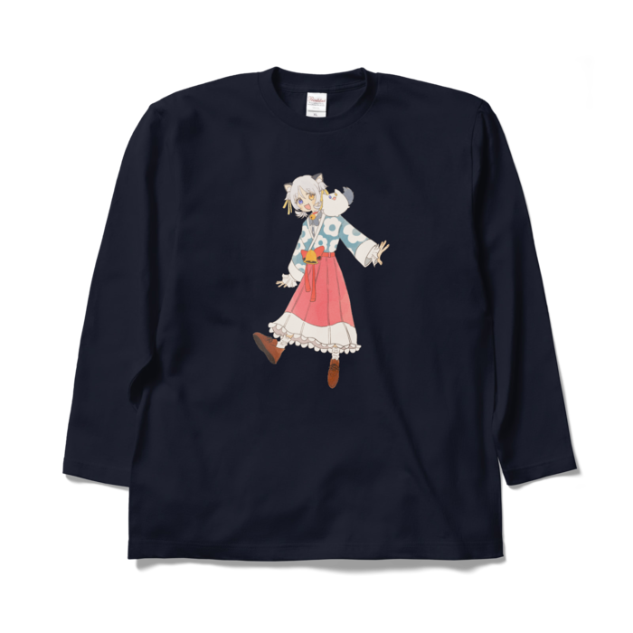 ロングスリーブTシャツ - XL - ネイビー