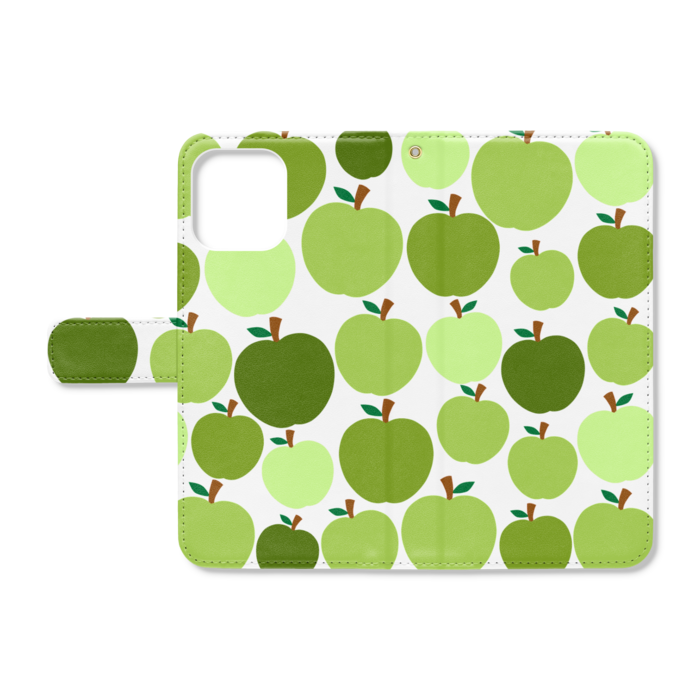 手帳型iPhoneケース - iPhone12 ProMax - ストラップ穴 あり