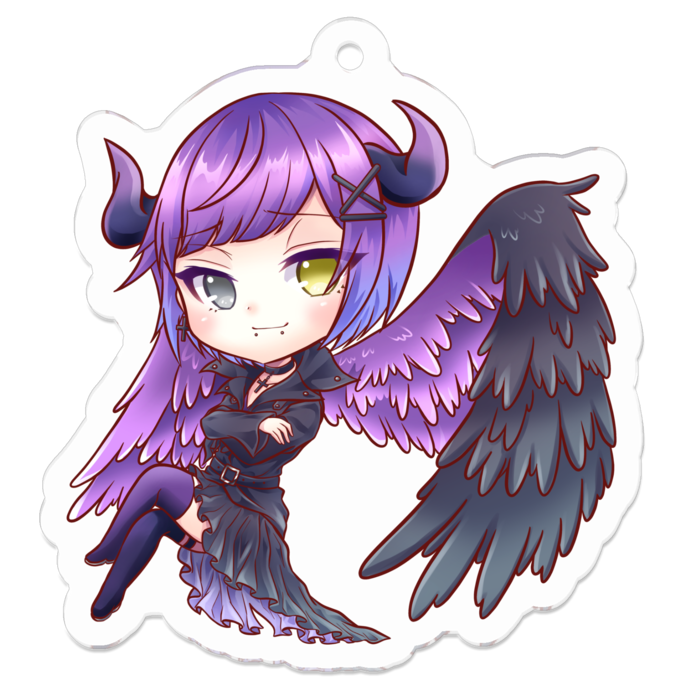 アクリルキーホルダー - 50 x 50 (mm)