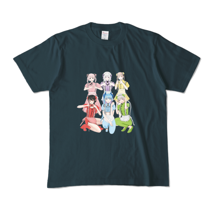 カラーTシャツ - M - デニム (濃色)