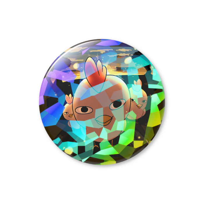 ホログラム缶バッジ - 56mm