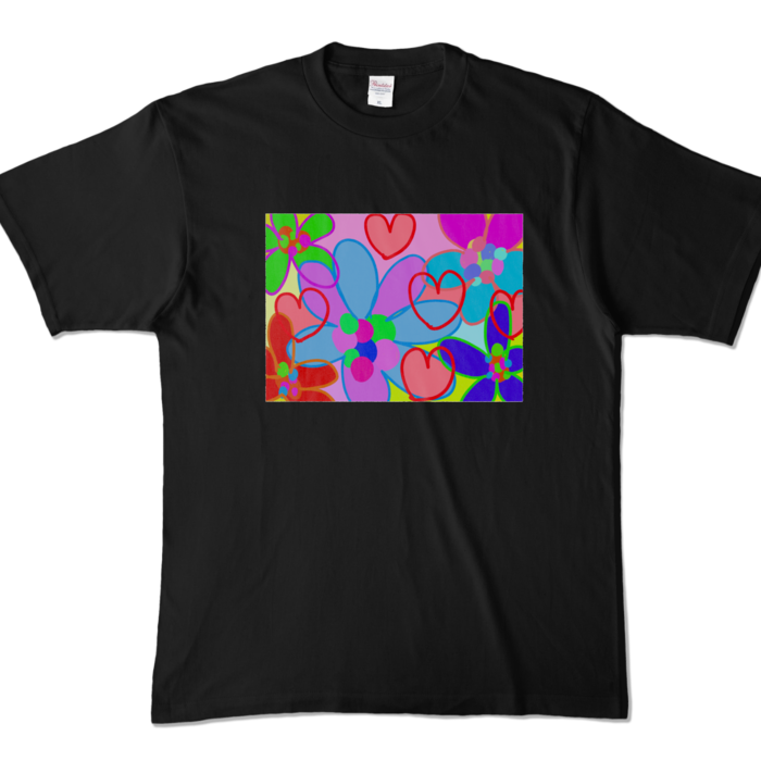 カラーTシャツ - XL - ブラック (濃色)