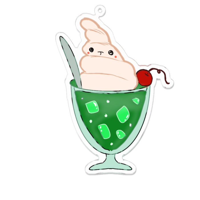 アクリルキーホルダー - 100 x 100 (mm)