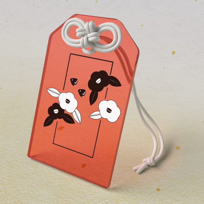 アクリルお守り - 50 × 80mm