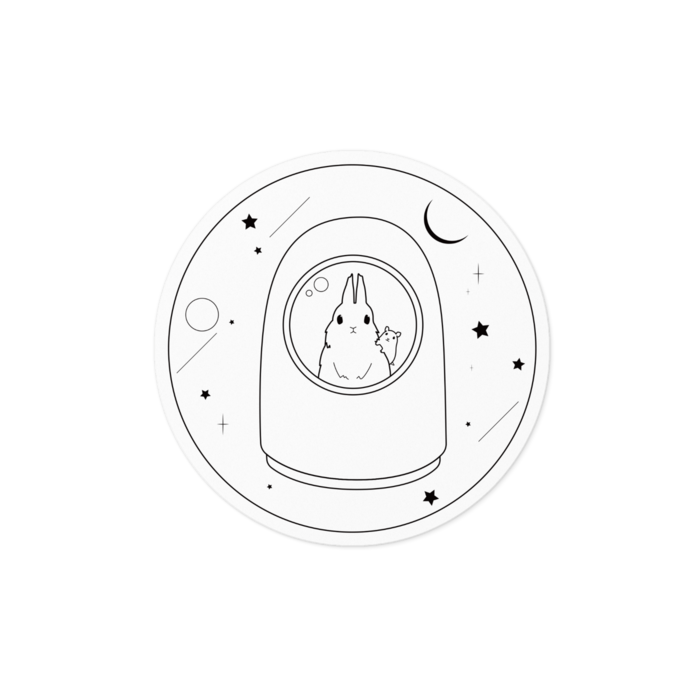 ステッカー - 100 x 100 (mm)