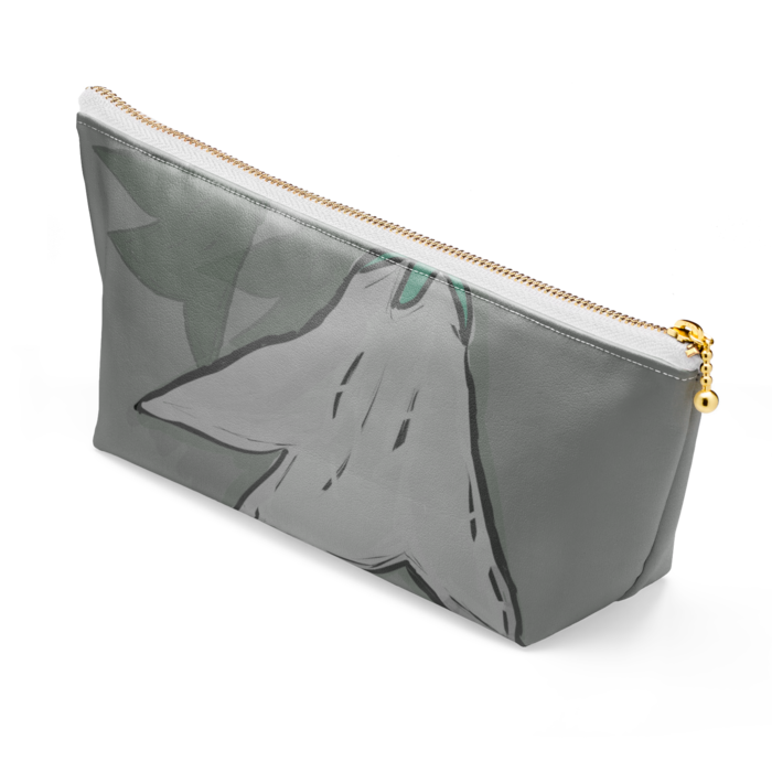 ポーチ - 長さ21.5cm / 高さ10cm - ホワイト