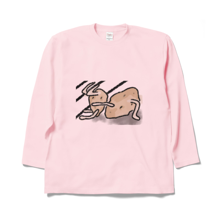 ロングスリーブTシャツ - XL - ライトピンク