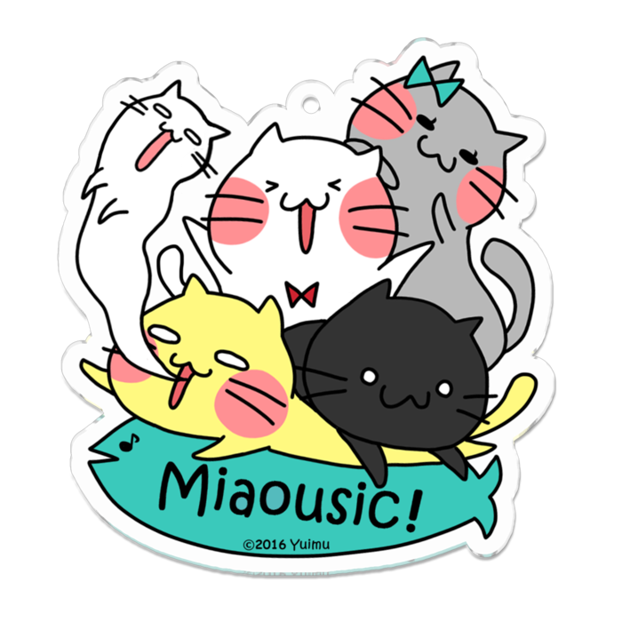 アクリルキーホルダー - 70 x 70 (mm)