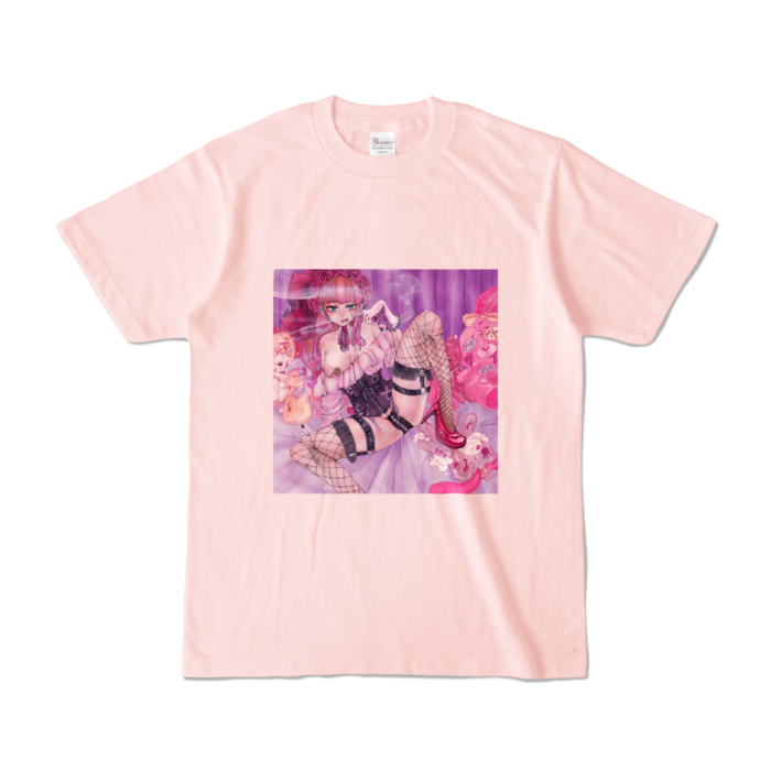 カラーTシャツ - S - ライトピンク (淡色)