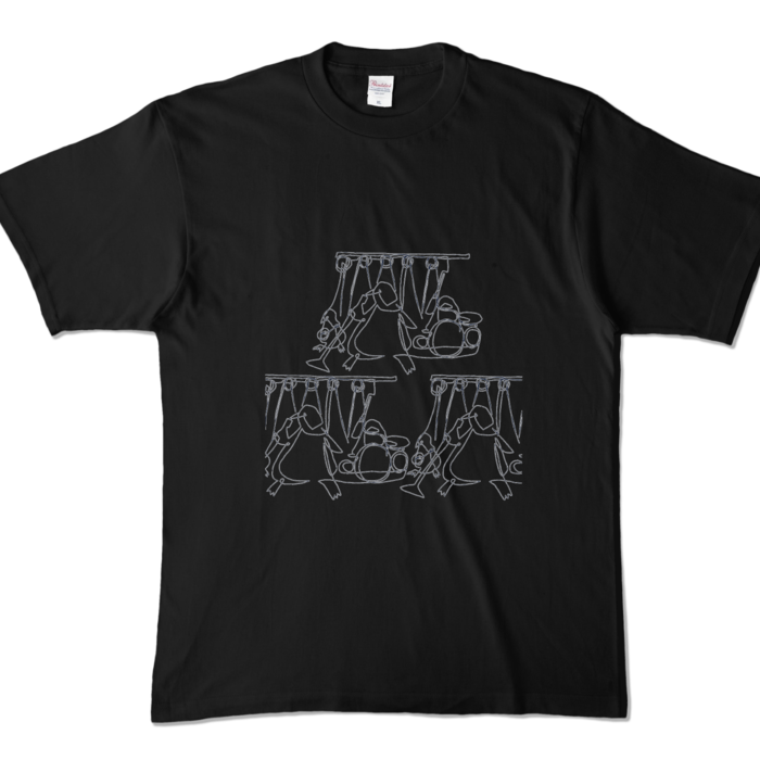 カラーTシャツ - XL - ブラック (濃色)