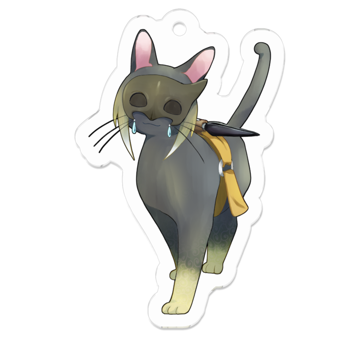 アクリルキーホルダー - 50 x 50 (mm)