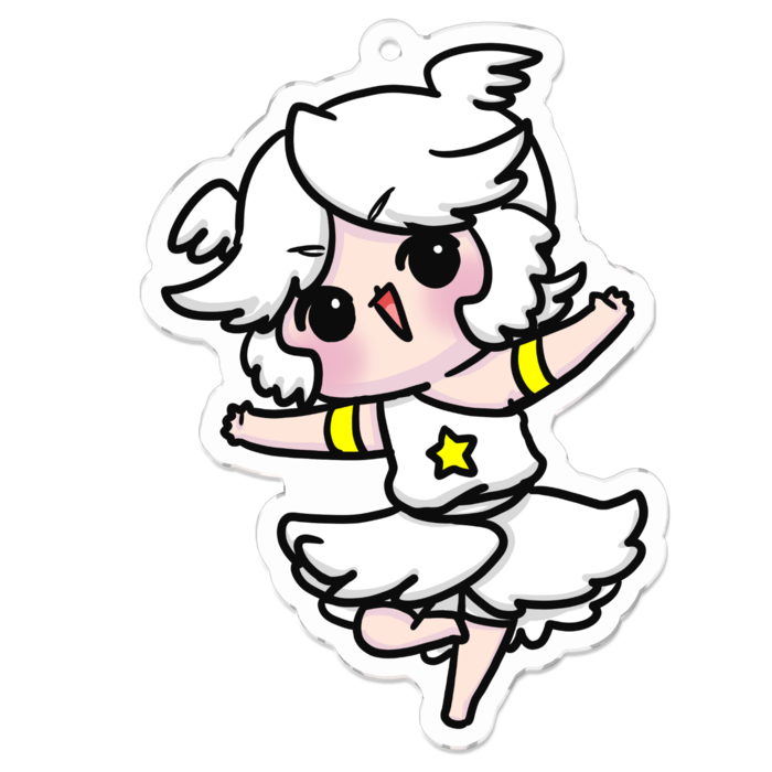 アクリルキーホルダー - 70 x 70 (mm)