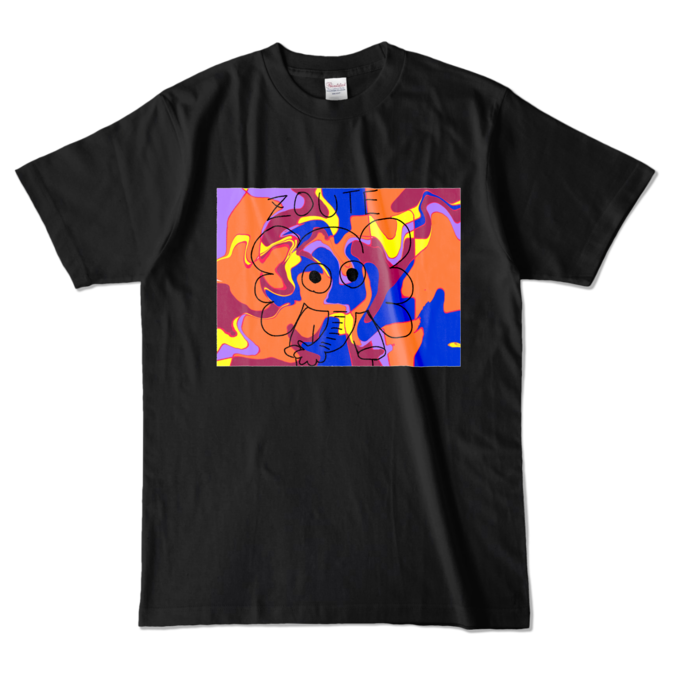 カラーTシャツ - L - ブラック (濃色)