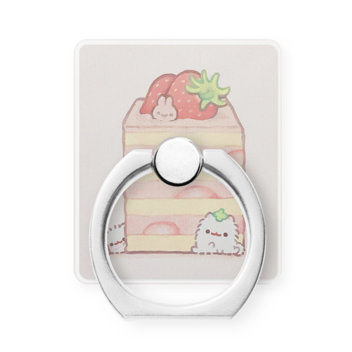 春のケーキ（いちごクリーム）