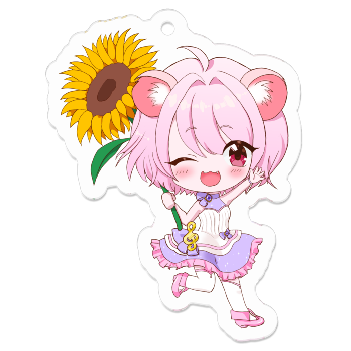 アクリルキーホルダー - 50 x 50 (mm)