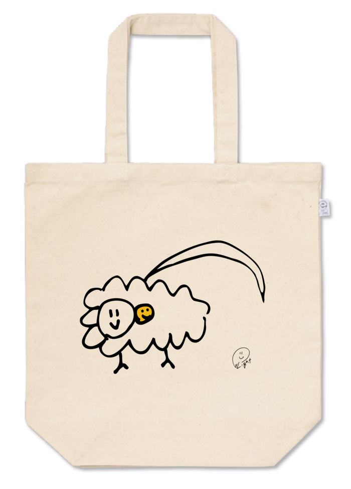 トートバッグ - M - プリント面積中 - ナチュラル