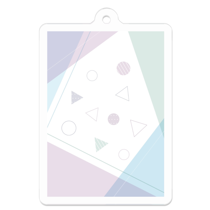 アクリルキーホルダー - 50 x 50 (mm)