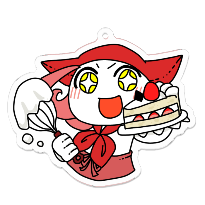 アクリルキーホルダー - 70 x 70 (mm)