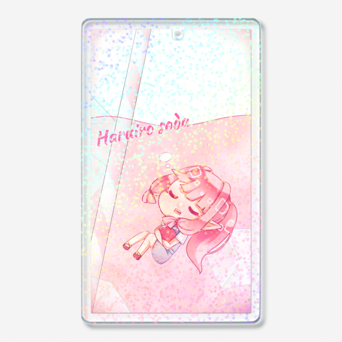 ホログラムアクリルキーホルダー - 70 × 70mm