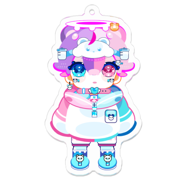 アクリルキーホルダー - 70 x 70 (mm)