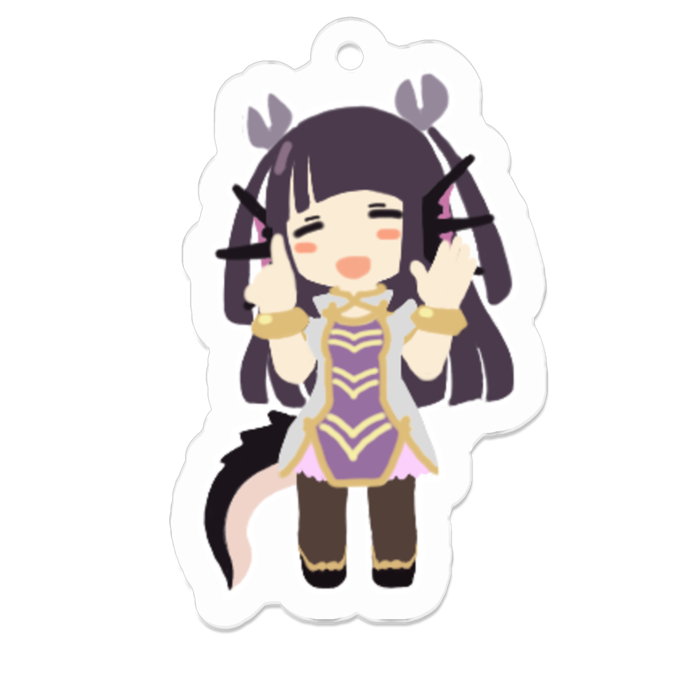 アクリルキーホルダー - 50 x 50 (mm)