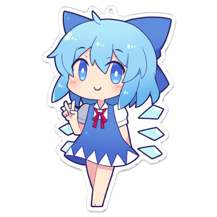 アクリルキーホルダー - 100 x 100 (mm)